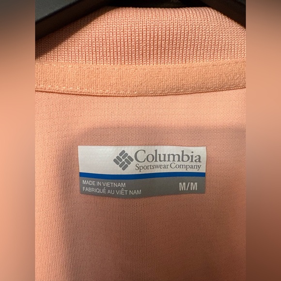 Columbia Light Coral Short Sleeve Polo - Picture 2 of 6